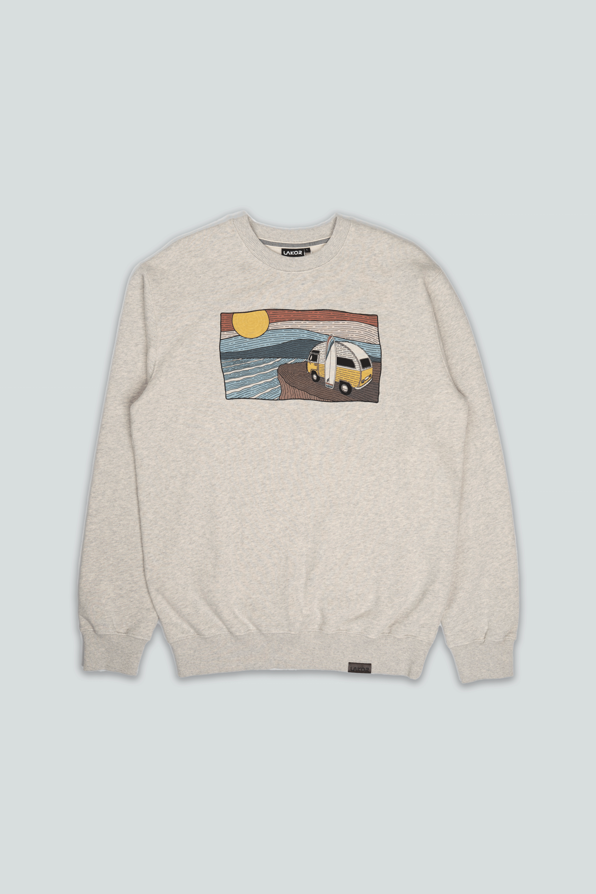 Trippin' Crewneck (Oatmeal Melange)