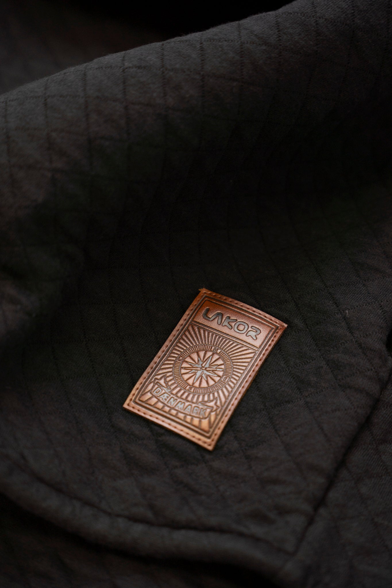 Quilted Hoodie (Black)