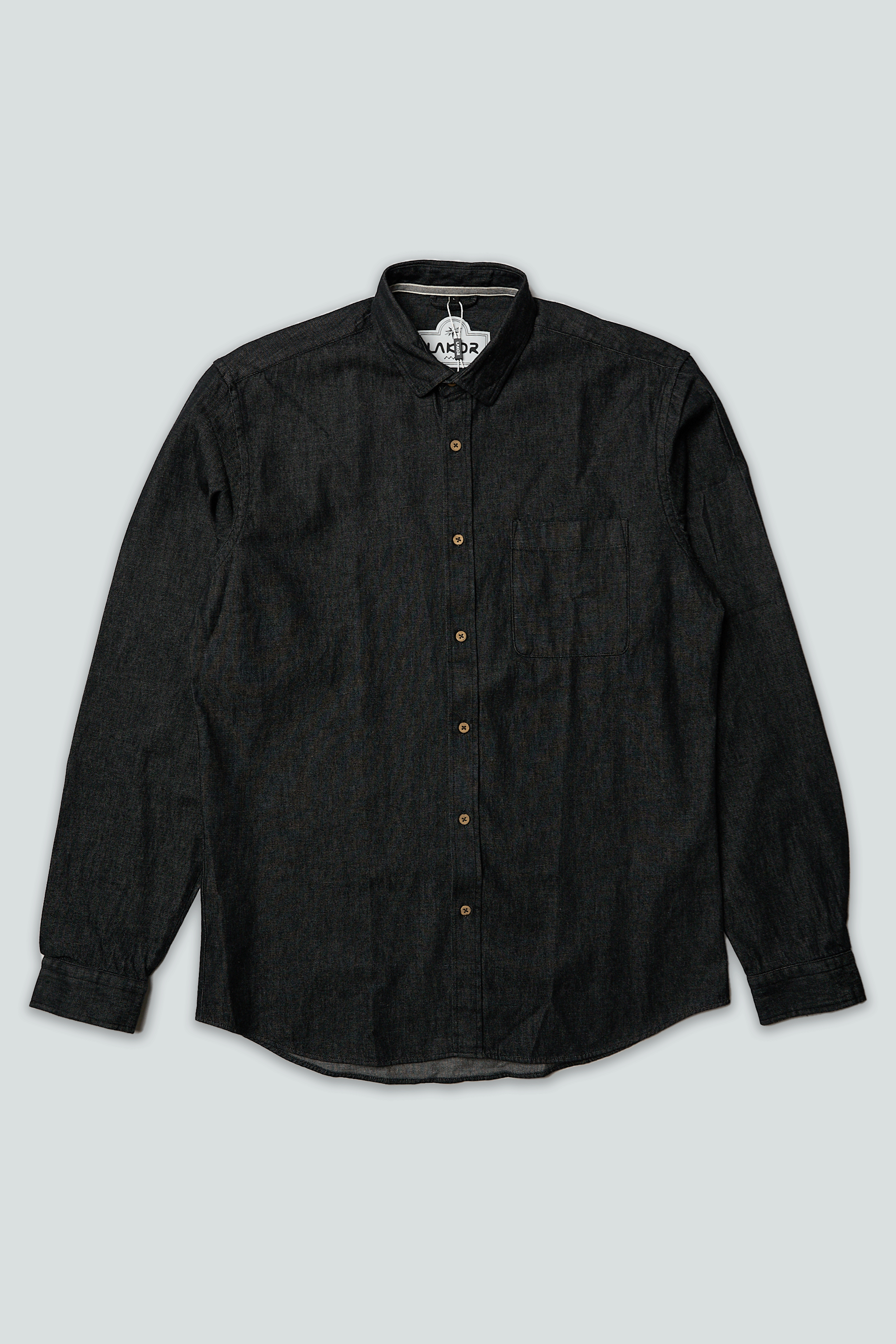 Organic Denim Shirt (Black)