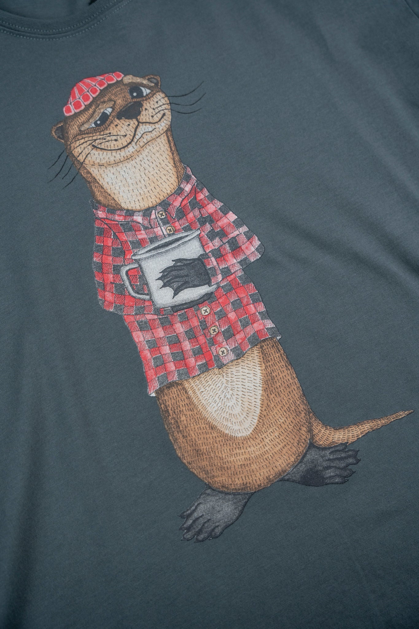 An Otter Coffee T-shirt (Urban Chic)