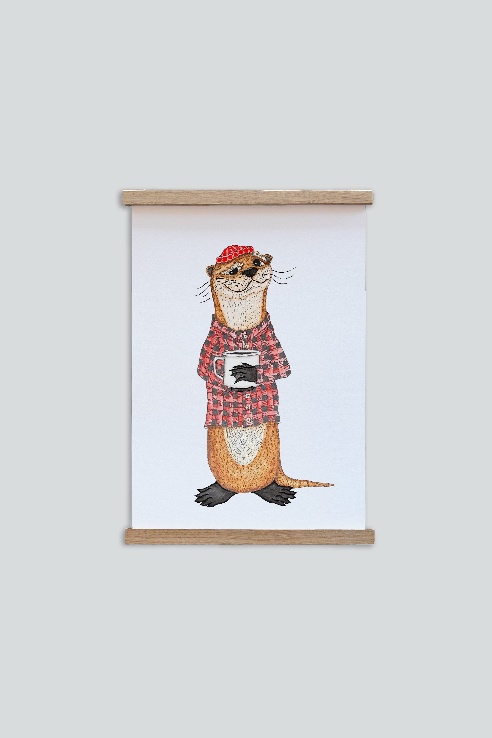 An Otter Coffee Poster