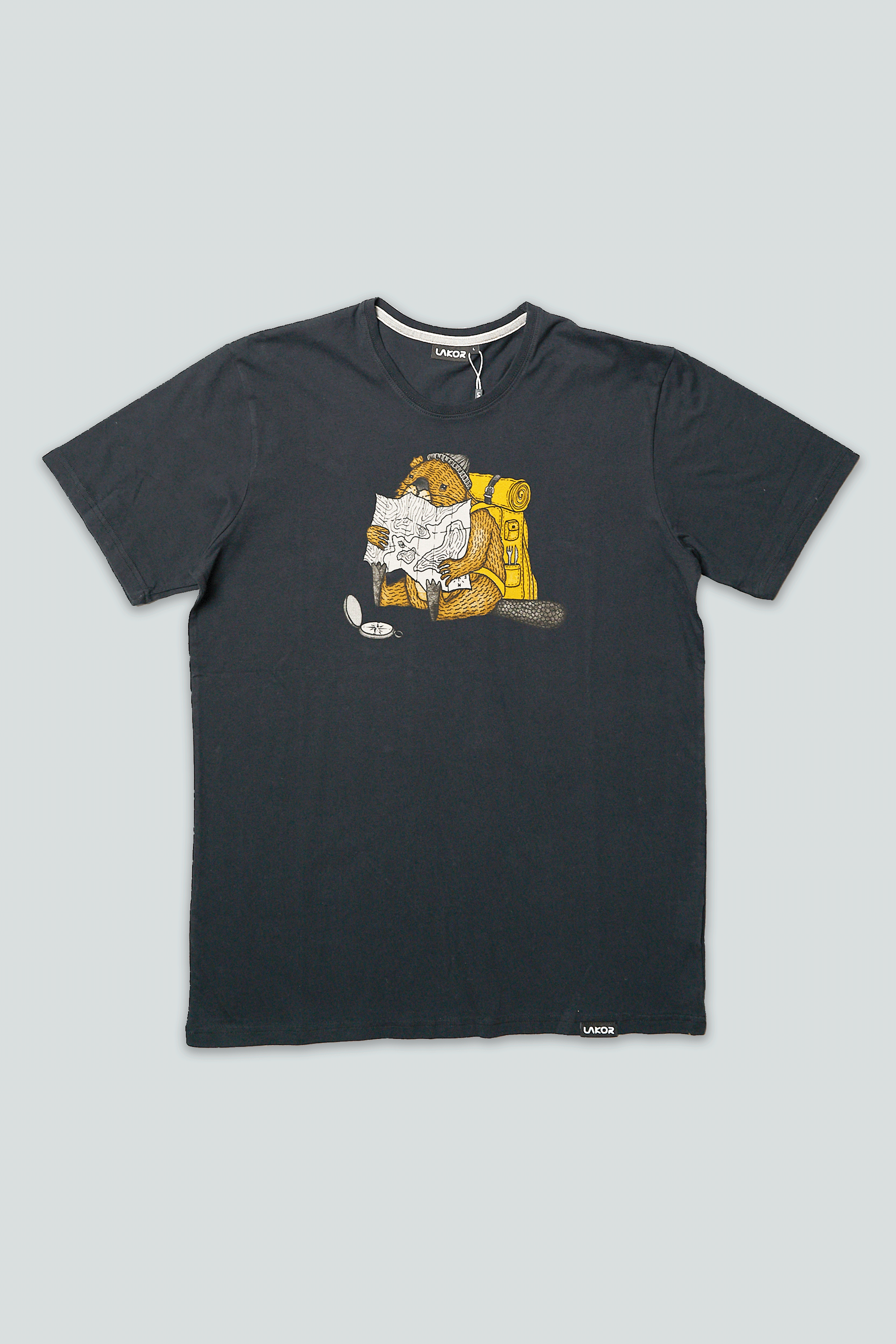 Beaver Break T-shirt (Moonless Night)