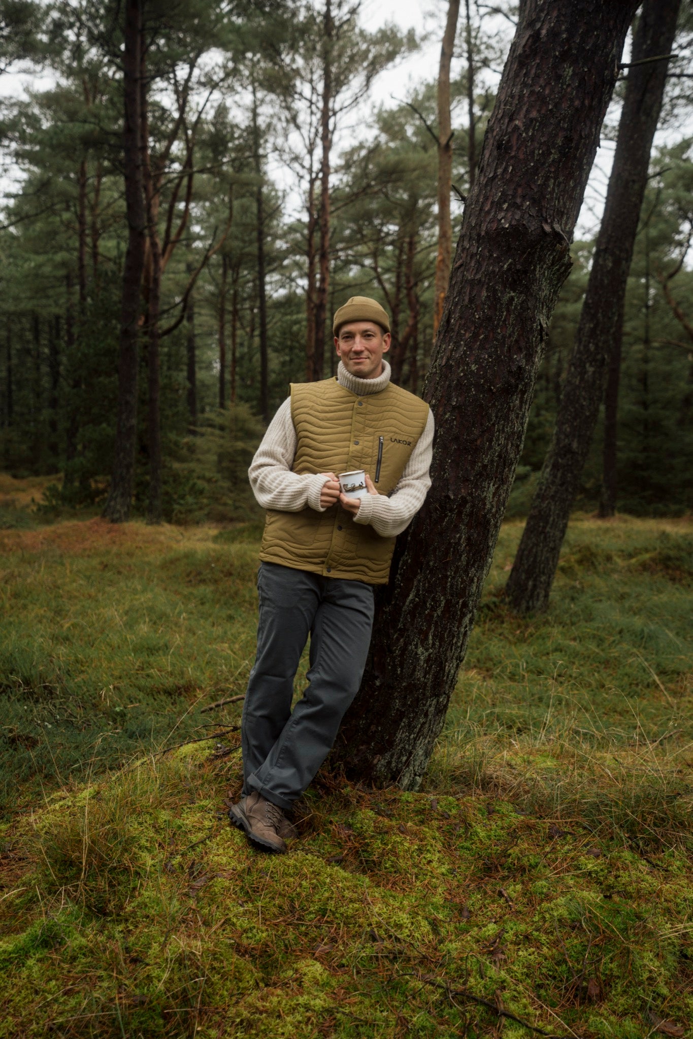 Seaway Quilted Vest (Fir Green)