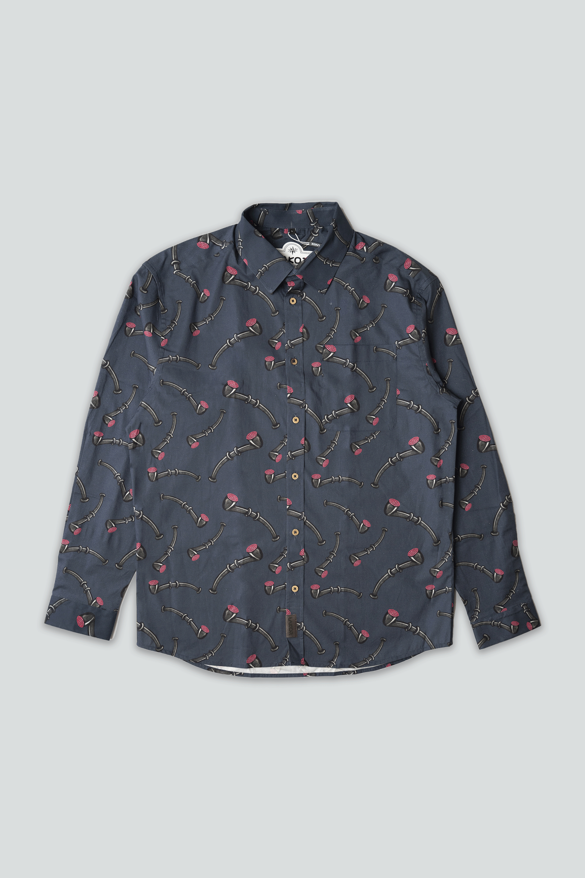 Lakridspibe LS Shirt (Blueberry)