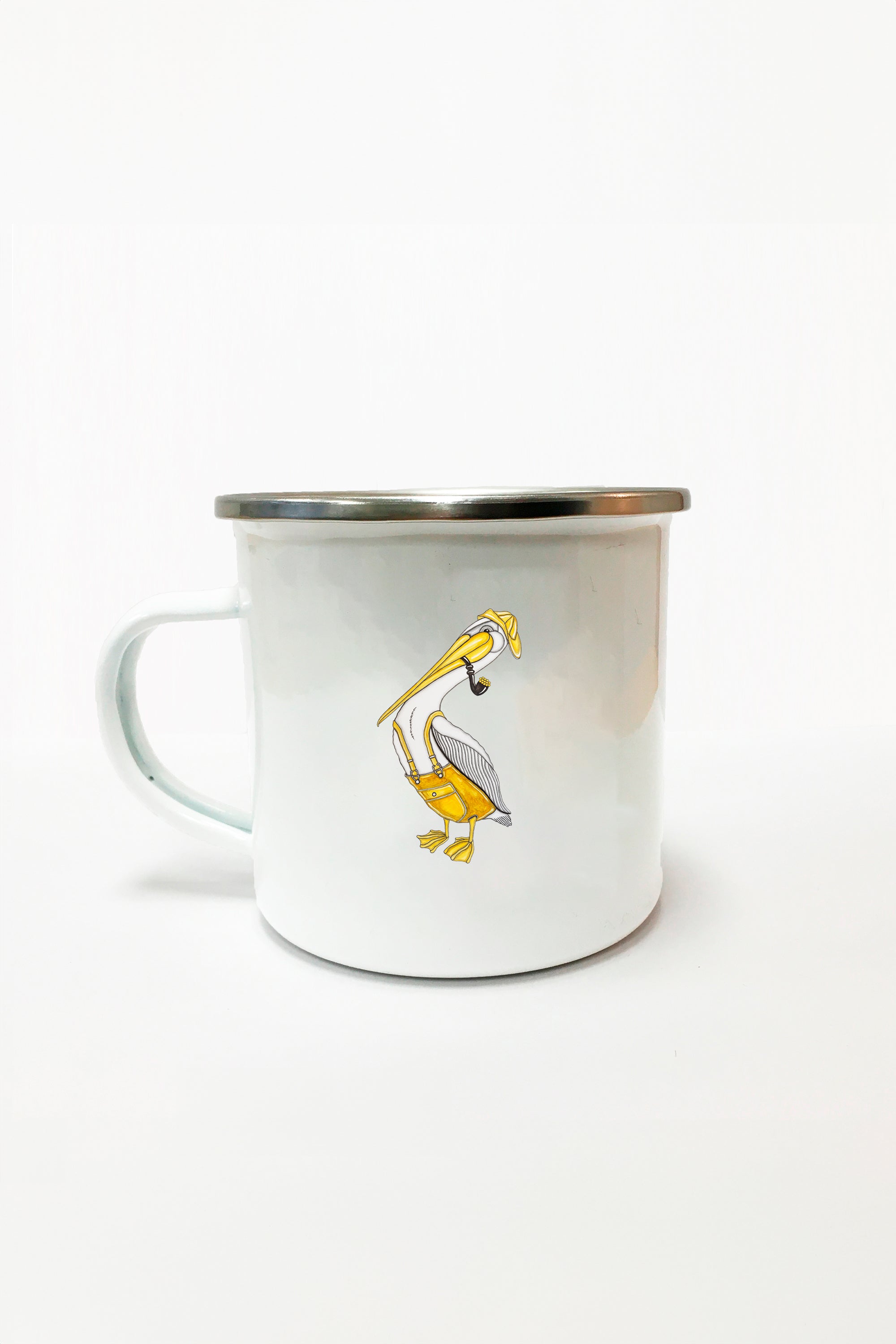 Pier Pelican Enamel Mug