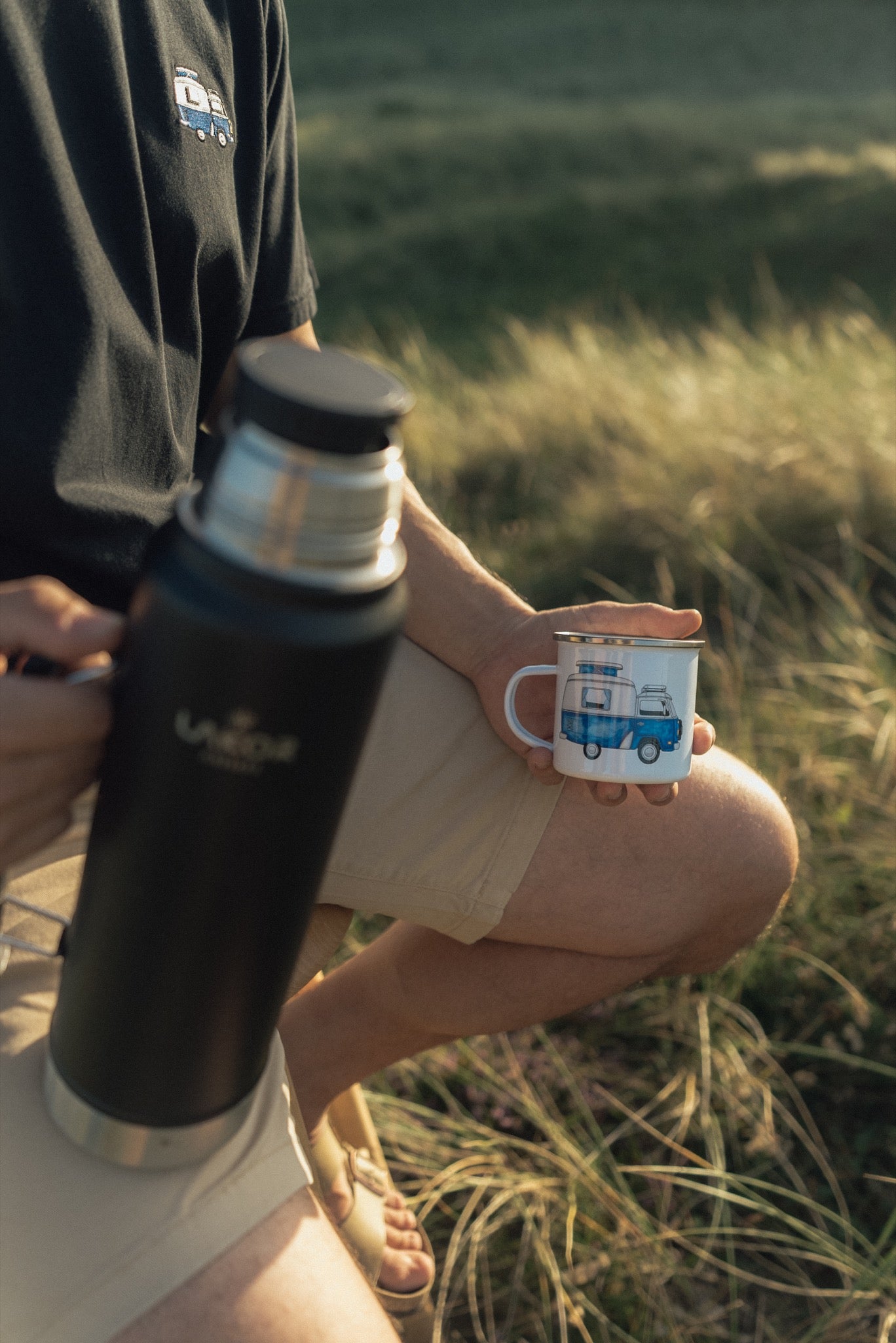 Ocean Camper Enamel Mug