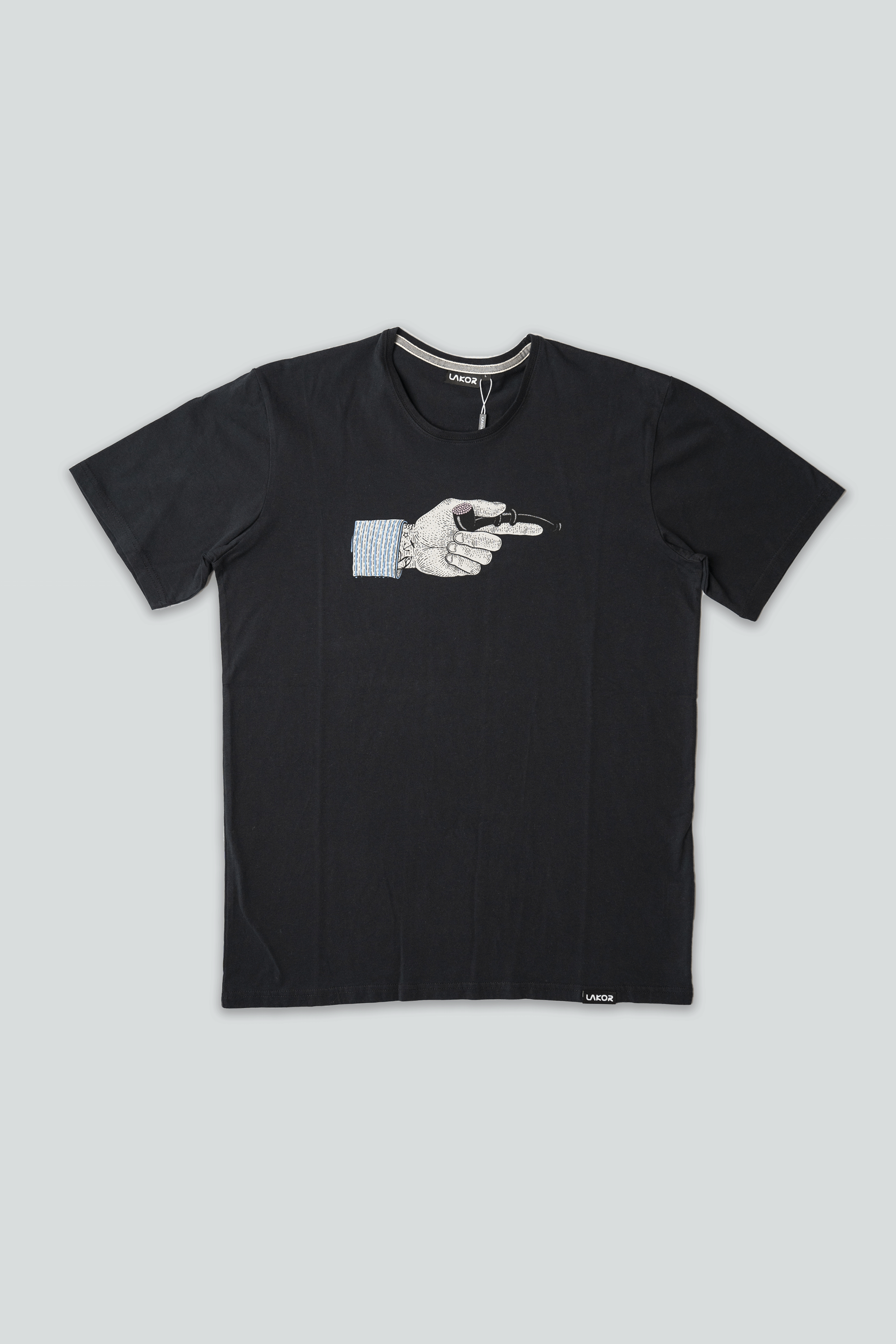 The Pointing Pipe T-shirt (Moonless Night)