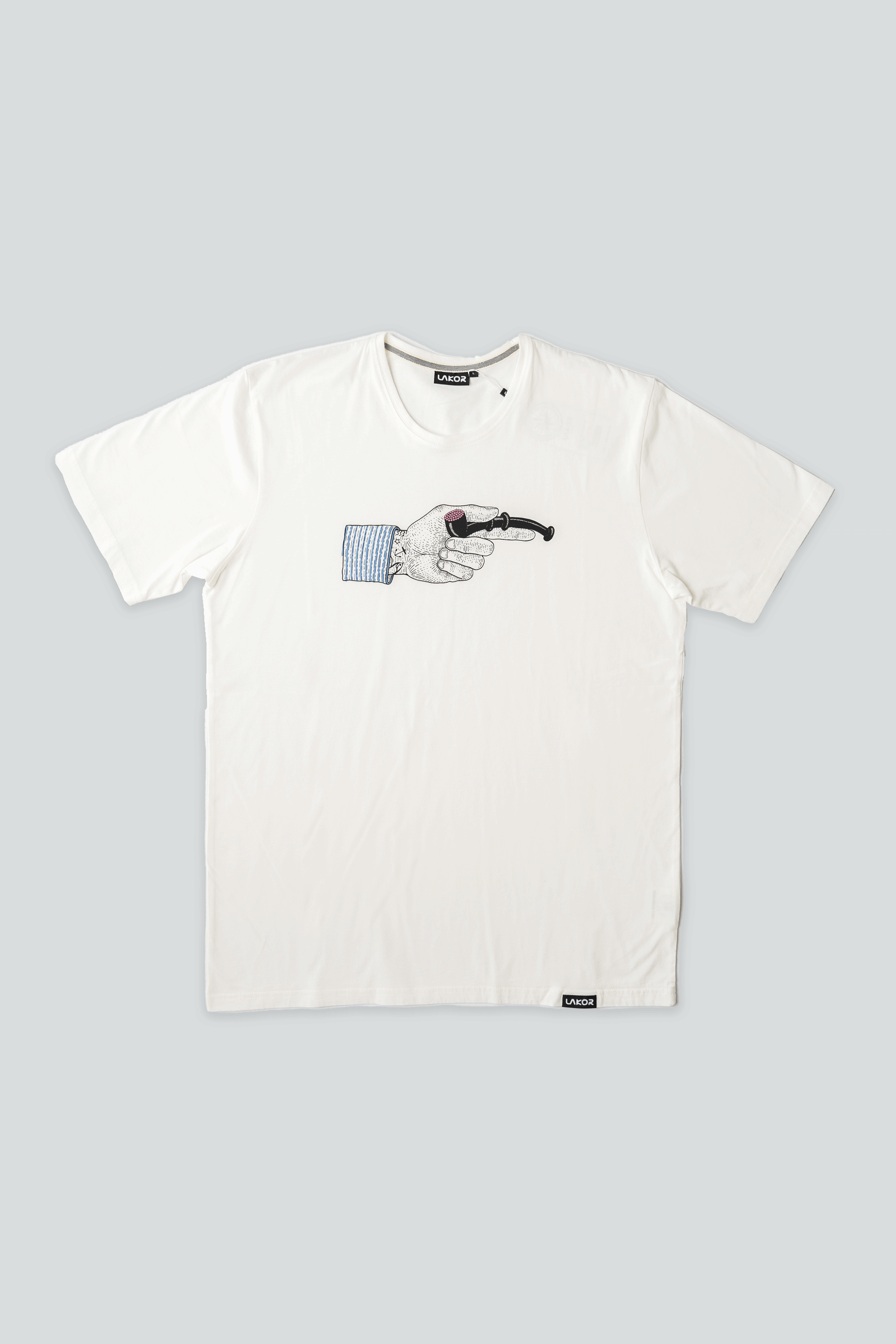 The Pointing Pipe T-shirt (Star White)