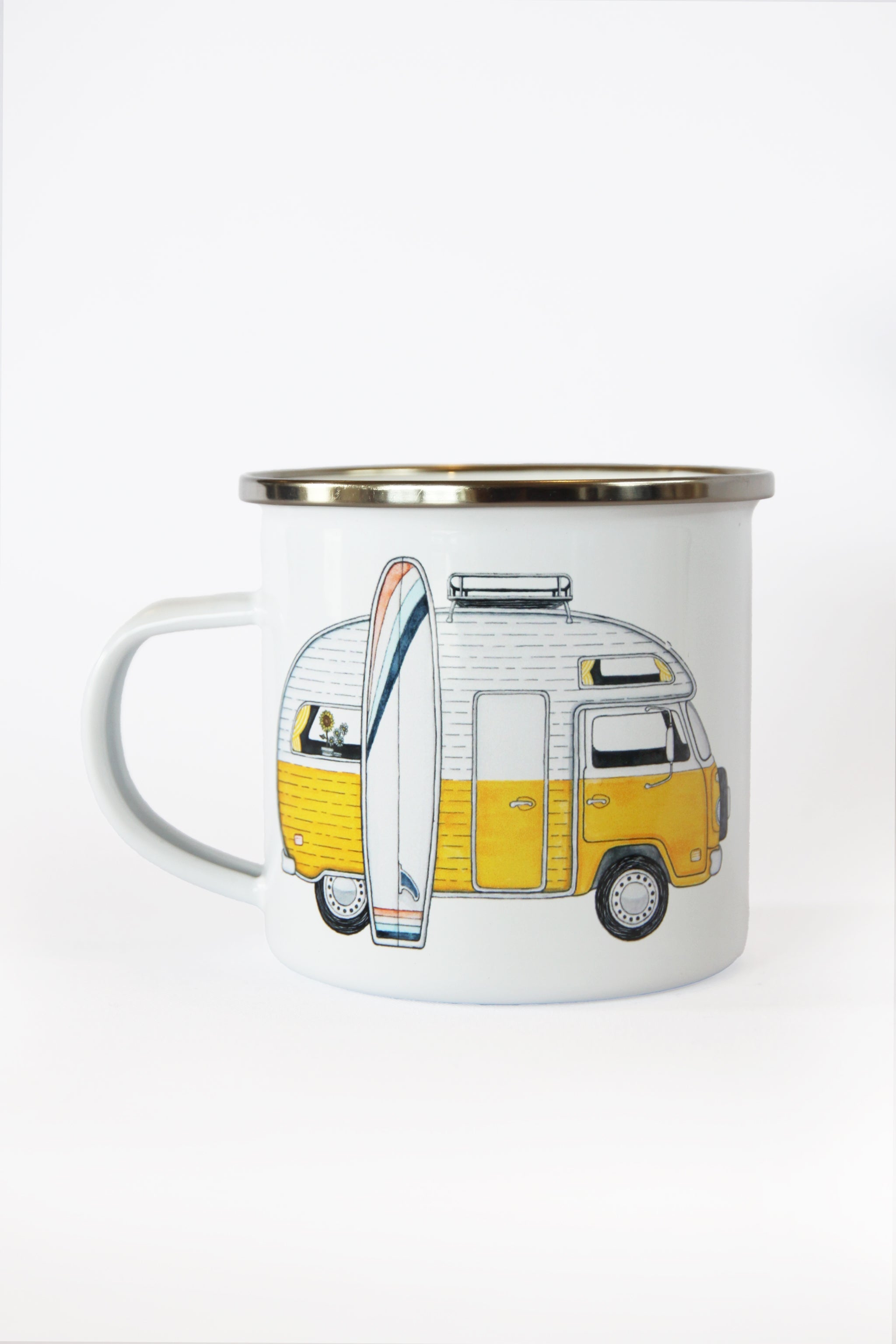 Sun Camper Enamel Mug