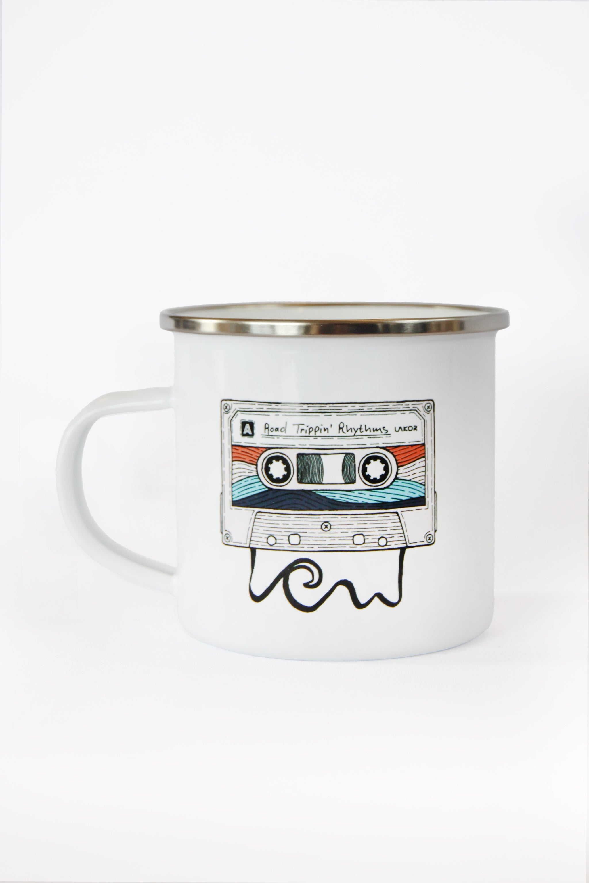 Road Trippin' Rhythms Enamel Mug