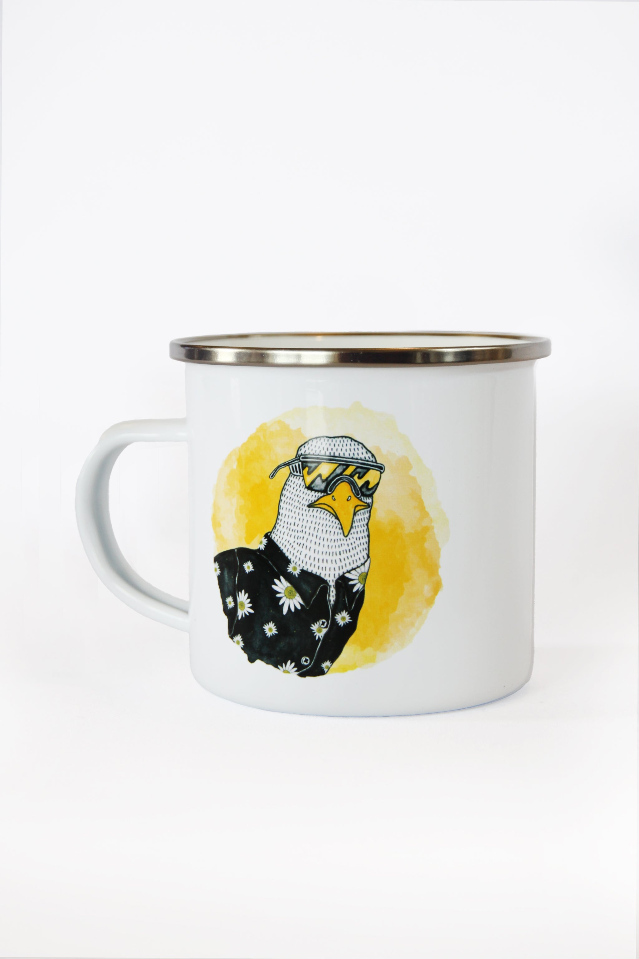 Sunshine Seagull Enamel Mug