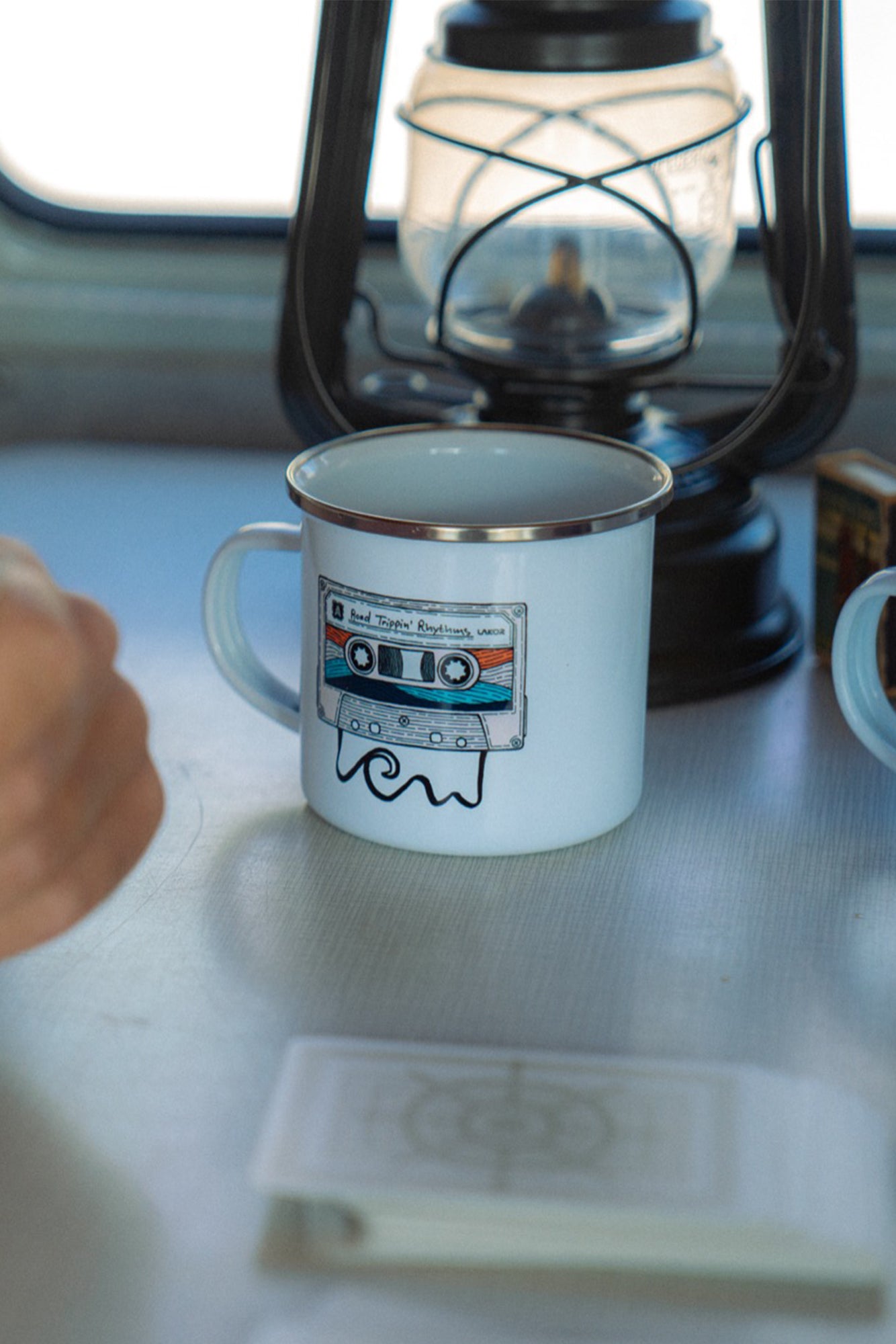 Road Trippin' Rhythms Enamel Mug