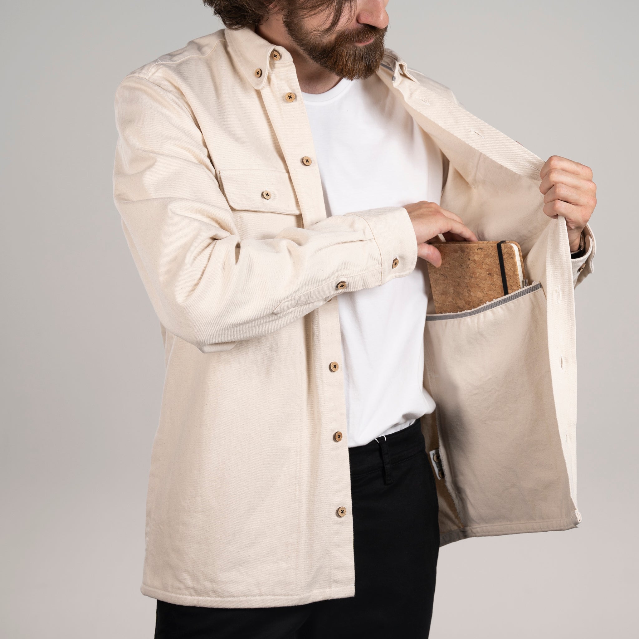 Knokkel Shirt (Creme)